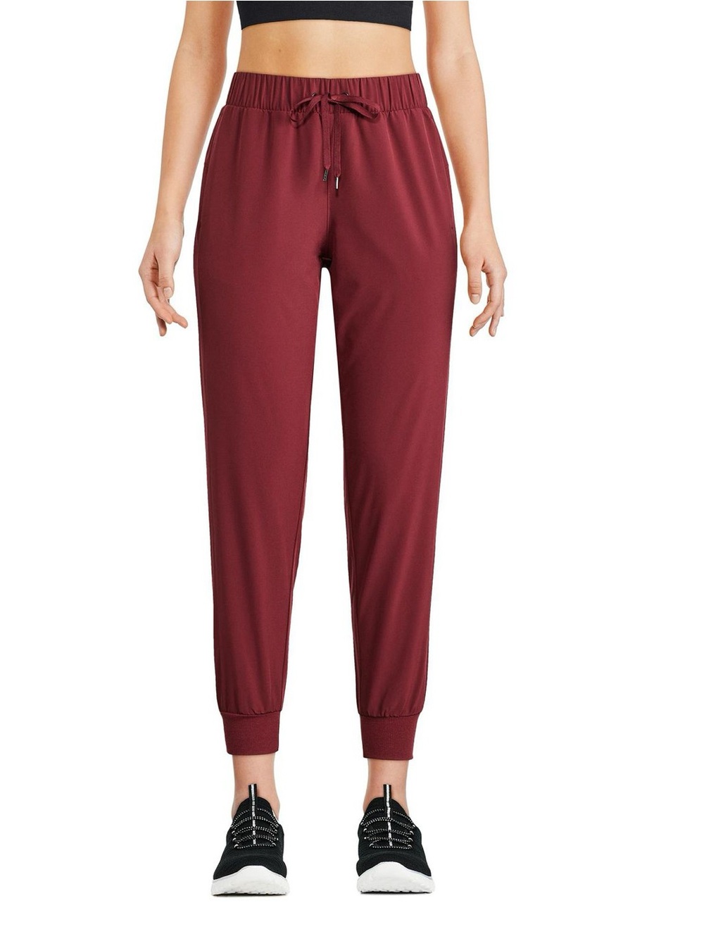 Athletic Works Women's Ribbed Cuff Woven Jogger